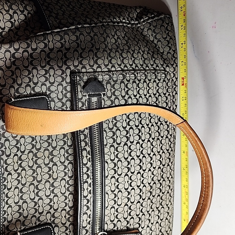 Coach Monogram Black Tote - Picture 6 of 12